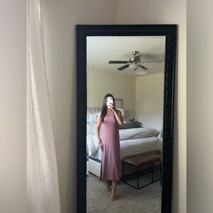 LULULEMON PINK MAXI DRESS SIZE 6